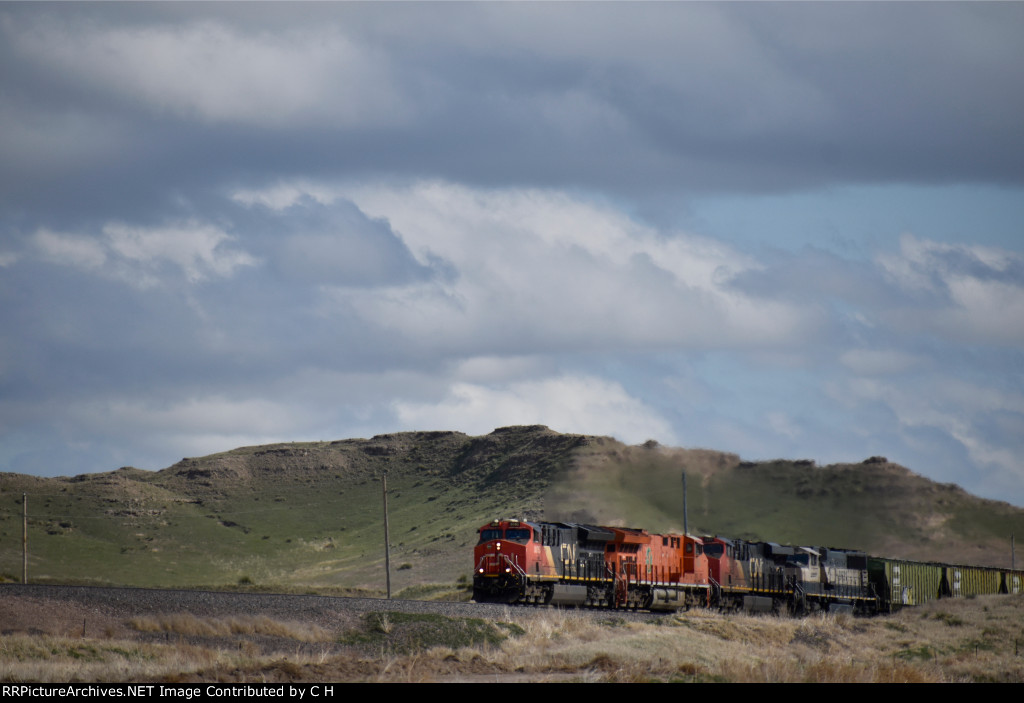 CN 3095/3023/3800/BNSF 9621